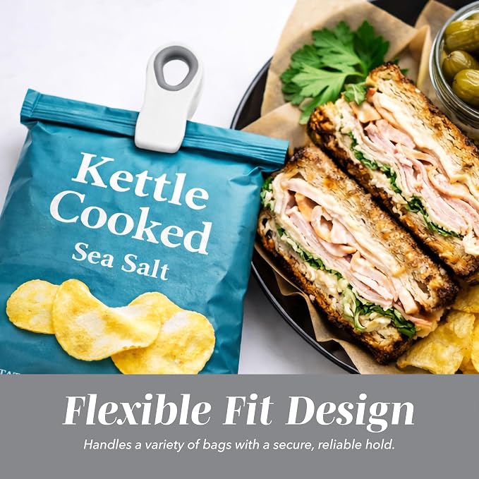 COOK WITH COLOR Bag Clips with Magnet- Food, Bag Clips - Image 4