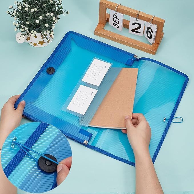 CUTHOLLOW Plastic Expandable File Organizer Folder, - Image 3