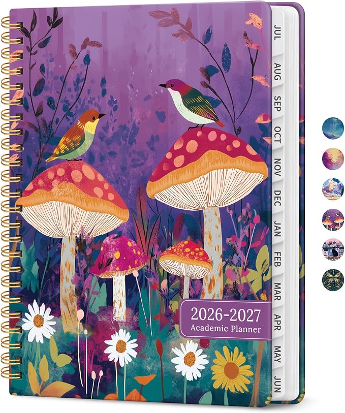 Planner 2026-2027, Academic Year Monthly and Weekly Calendar Planner, Jul 2026 by Taja