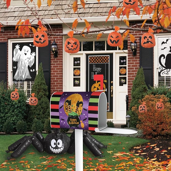Witch Feet Halloween Magnetic Mailbox Cover, Unique 21 x 18 Inches, Standard - Image 2