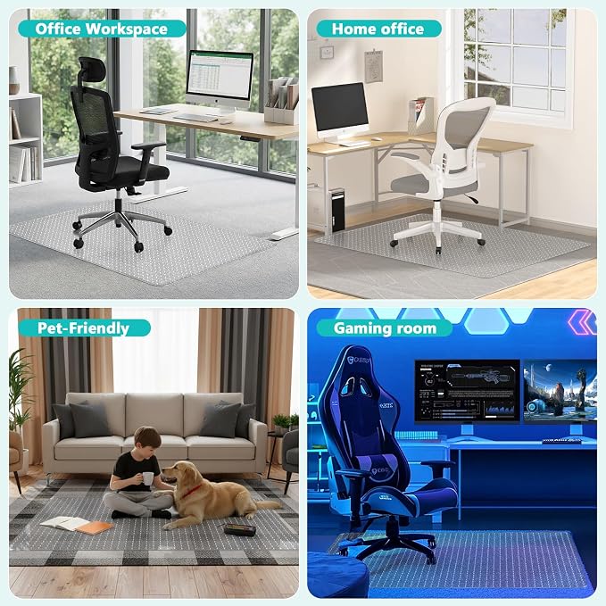 Office Chair Mat for Low Pile Carpet - Image 7