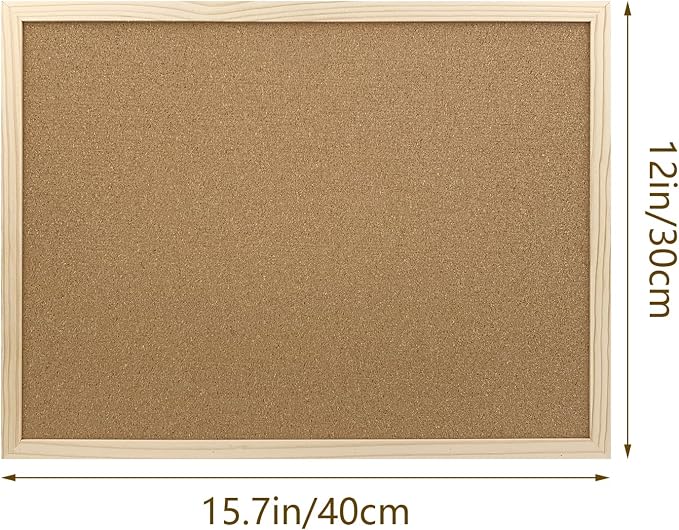 2 Pack Cork Board Bulletin Board, 15.7"X 11.81" inches - Image 4