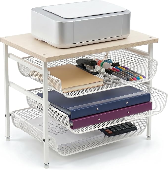 4-Tier Mesh Desk Organizer by Uwoodia