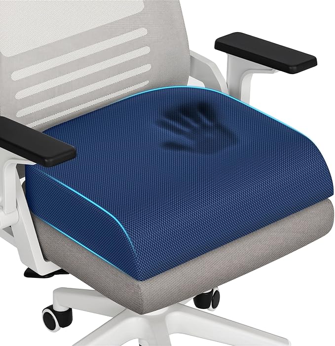 TranquilRelax XLarge Seat Cushion, Memory Foam Cushion by Unknown