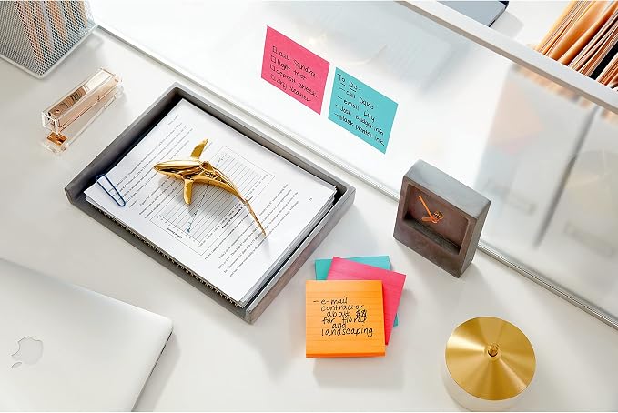 Post-it Super Sticky Notes, 4 x 4 in, Supernova Neons, 6 Lined Pads | School - Image 10
