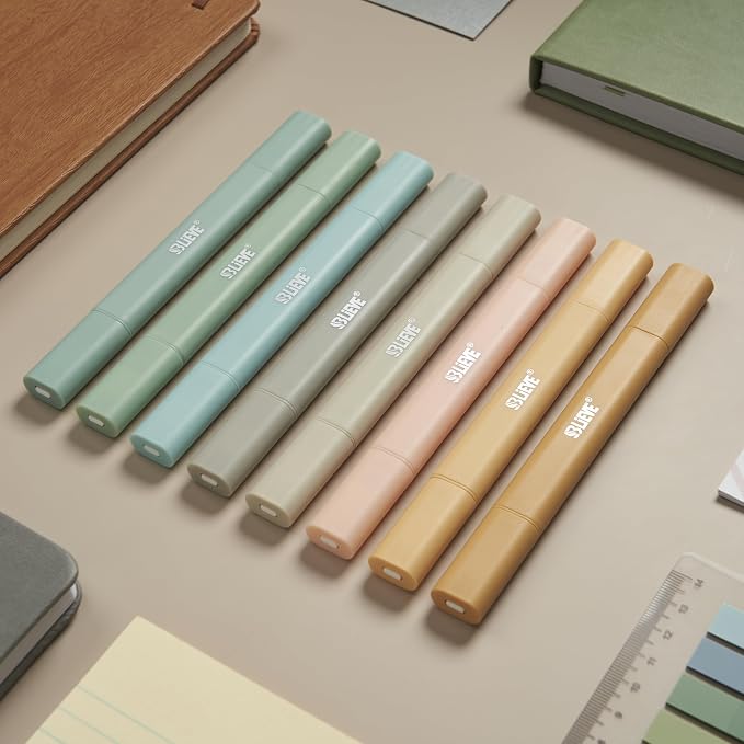 BLIEVE Bible Highlighters No Bleed Through, Pastel Colors, Dual Tip, 8 Pack | - Image 4