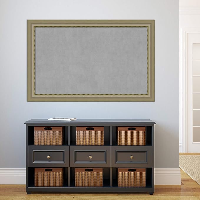 Amanti Art Silver Framed Magnetic Board 29x45 Large Vision Board - Image 5