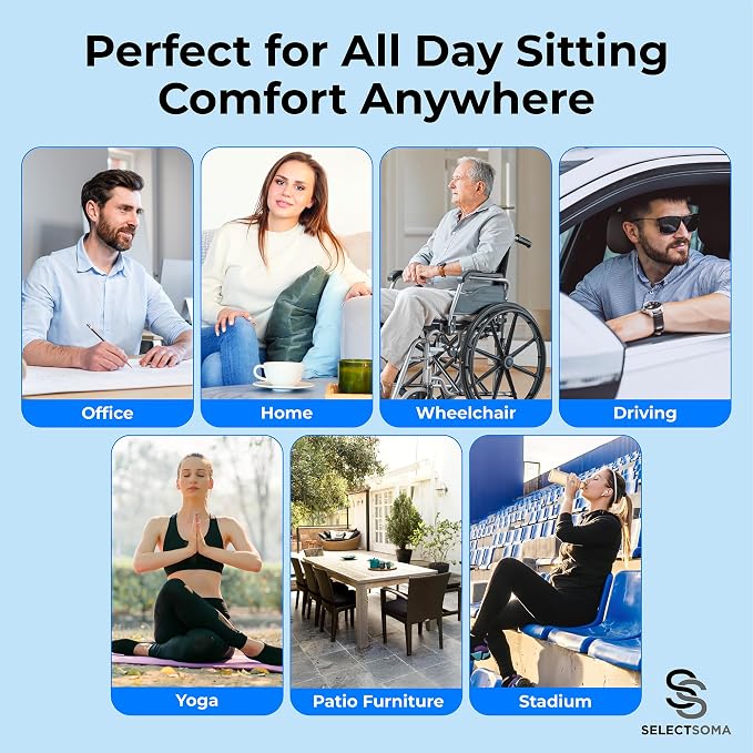 SelectSoma Super Large Gel Seat Cushion - Image 8