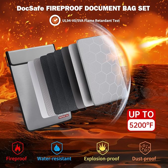 DocSafe Fireproof Document Bag - Image 2