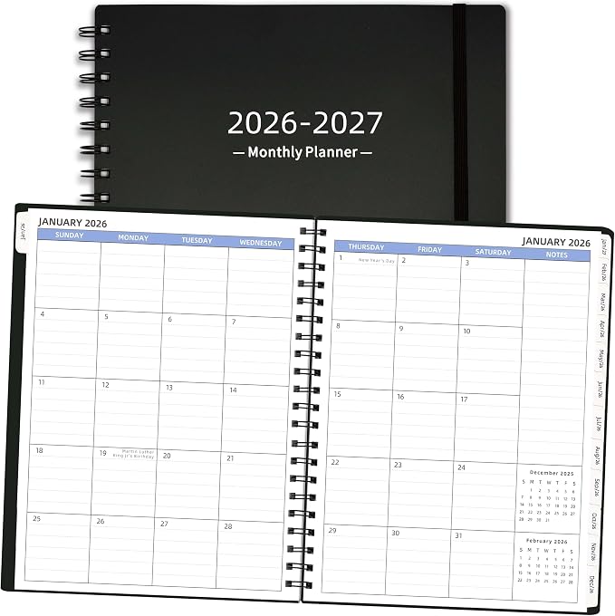 2026-2027 Monthly Planner, from Jan 2026-Jun 2027, 18 Months Calendar 2026 by XAOWON