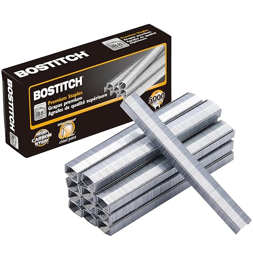 Bostitch Office B8 PowerCrown 0.25 Inch Staples, 000 Staples by BostitchOfficeProducts