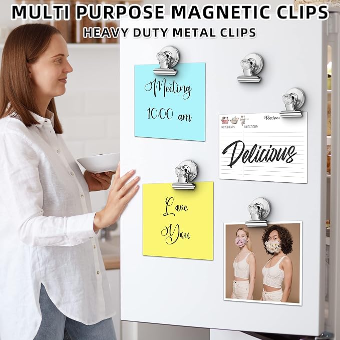 Grtard 6 Pack Magnetic Clips Heavy Duty, Magnet Clips - Image 6