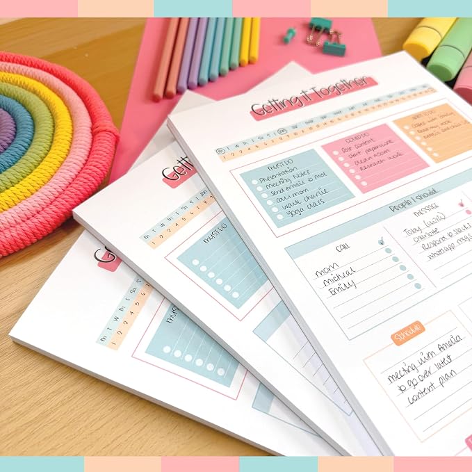 Templatables Brain Dump Notepad, To Do List Desk Pad, Productivity Planner - Image 5