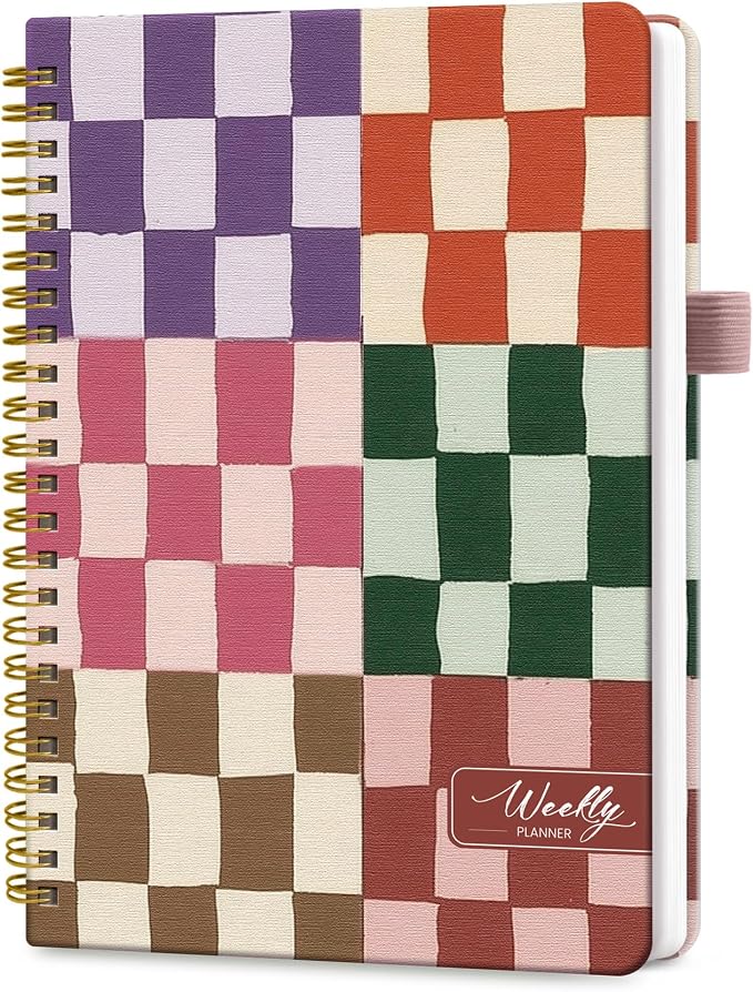 Taja Undated Weekly Planner, Weekly To Do List Notebook by Taja