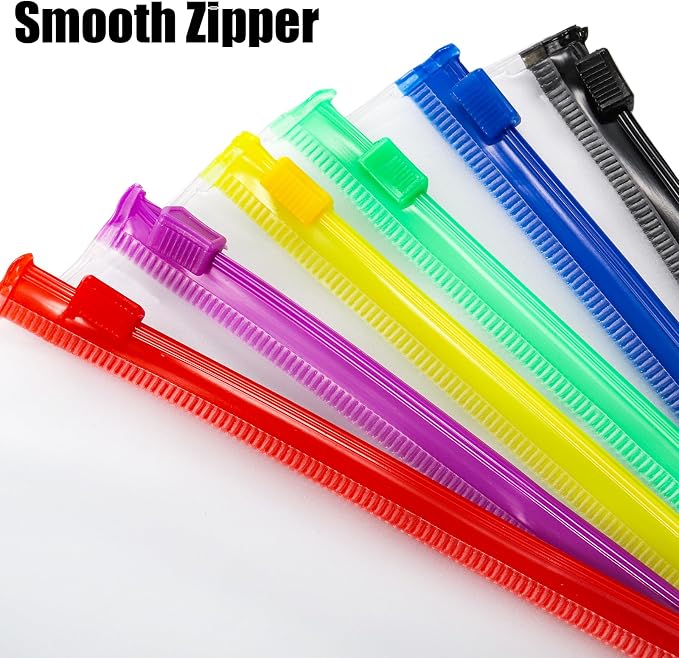 30 Pack Binder Pockets, 3 Ring Hole Binder Pouch, PVC Loose Leaf Binder Sleeves - Image 4