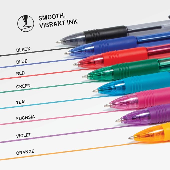 Zebra Pen Z-Grip Retractable Ballpoint Pen, Smooth-Flowing Assorted Fashion - Image 4