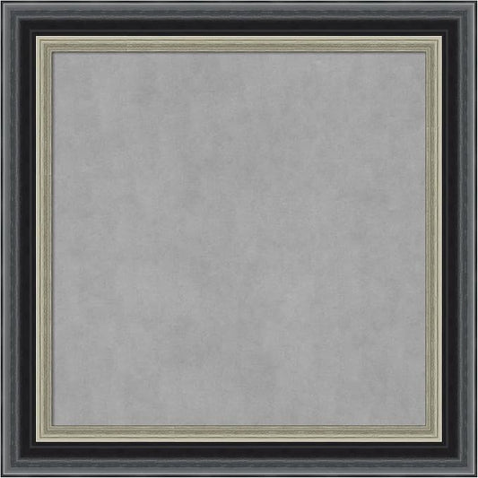 Amanti Art Black Framed Magnetic Board 15x15 X-Small Vision Board by AmantiArt