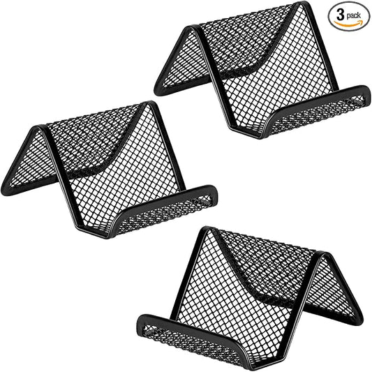 EMOMAS Business Card Holder for Desk, Office Desktop Business Card Display by EMOMAS
