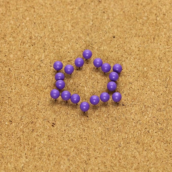 Tupalizy 1/8 Inch Small Round Ball Head Decorative Push Pins Map Thumb Tacks - Image 2