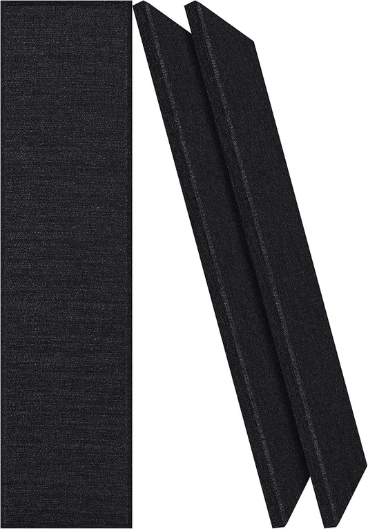 BUBOS 2 PCS Acoustic Panels, 47.2''x11.8'' Fabric Soundproof Wall Panels by BUBOS