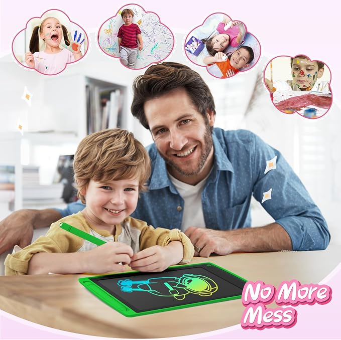 3 Pack LCD Writing Tablet, Colorful Toddler Drawing Tablet Doodle Board - Image 6