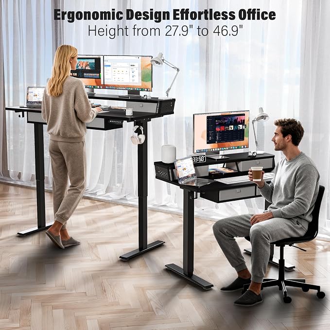 Kingant 55 x 24 Inch Electric Standing Desk - Image 3