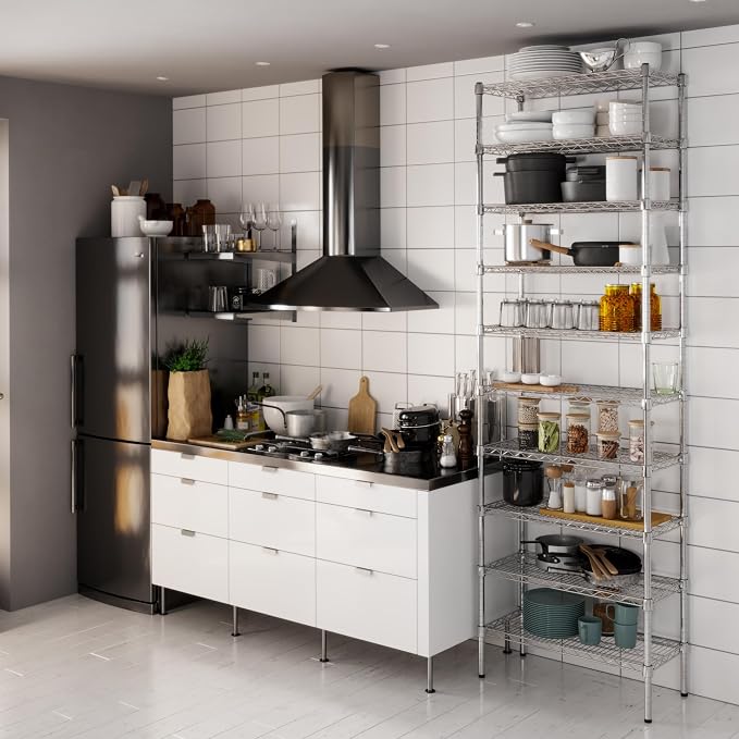 Regal Altair 14" Deep x 30" Wide x 96" Height Wire Shelving Kit | 10-Tier | NSF - Image 2