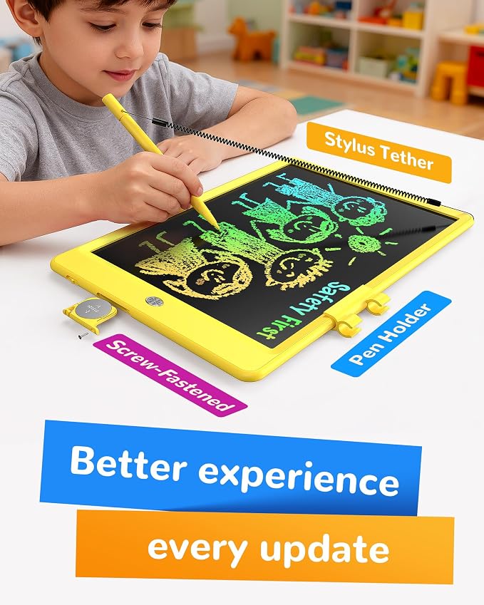 KOKODI LCD Writing Tablet, 10 Inch Colorful Doodle Board Drawing Tablet - Image 3