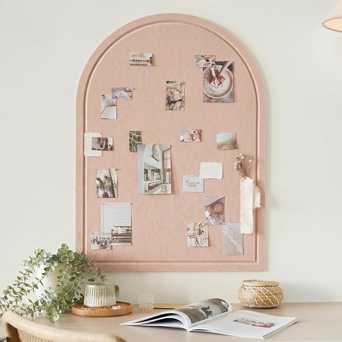 Large Arched Felt Bulletin Board by ZICOTO