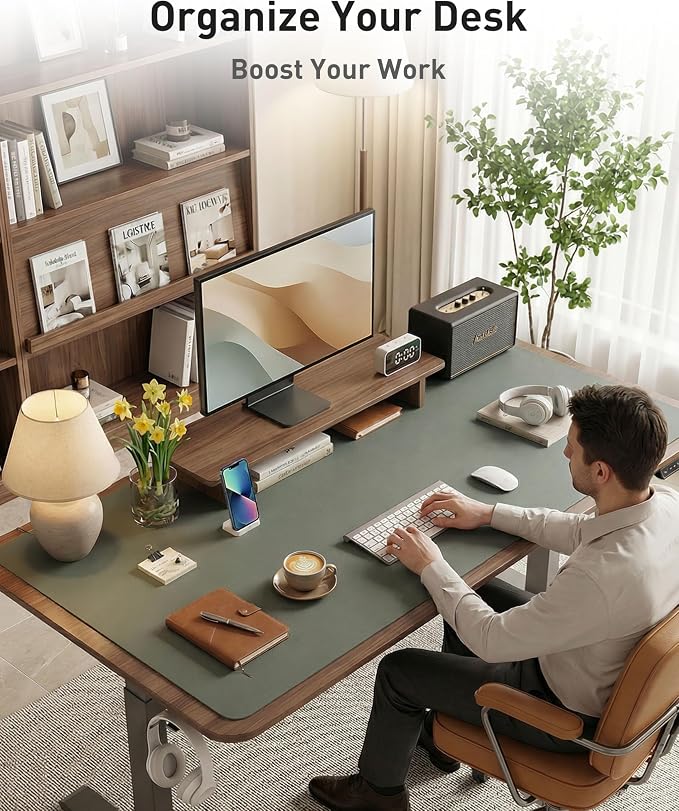Aothia Faux Leather Desk Mat - Image 8