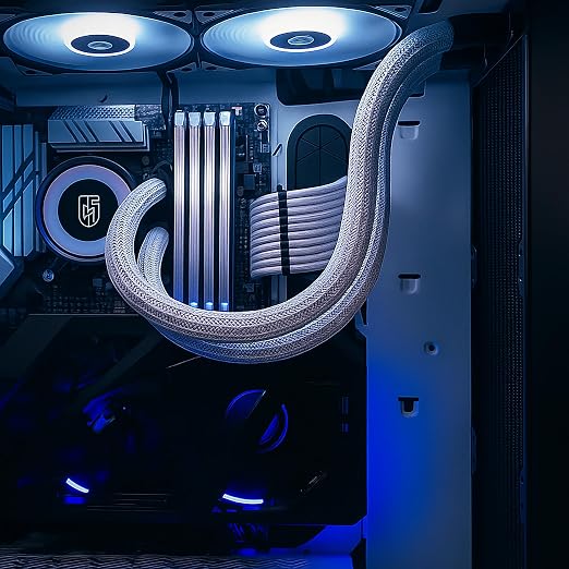Electriduct 1/8" Hook Self Closing Sleeve Braid Wrap Around Sleeving Flame - Image 4