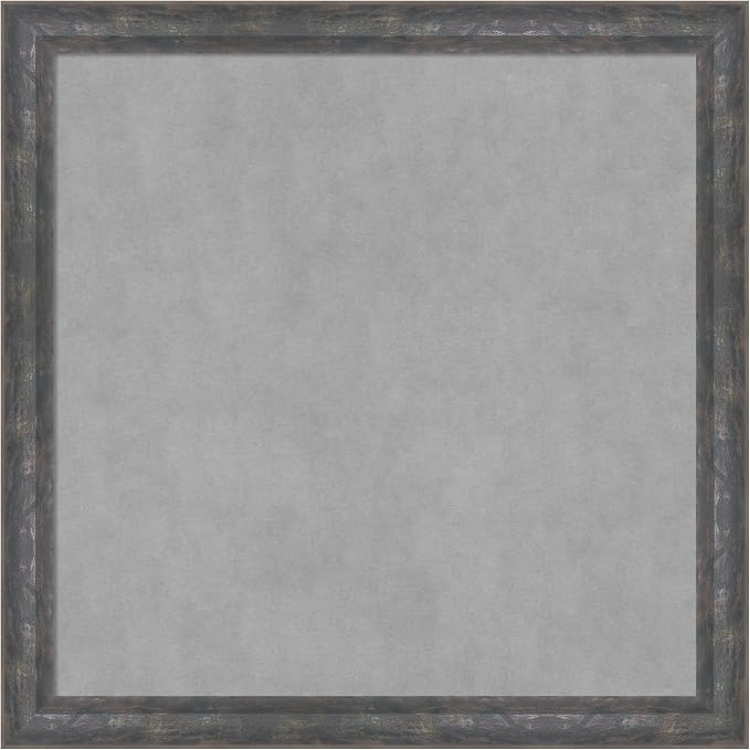 Amanti Art Grey Framed Magnetic Board 27x27 Medium Vision Board by AmantiArt