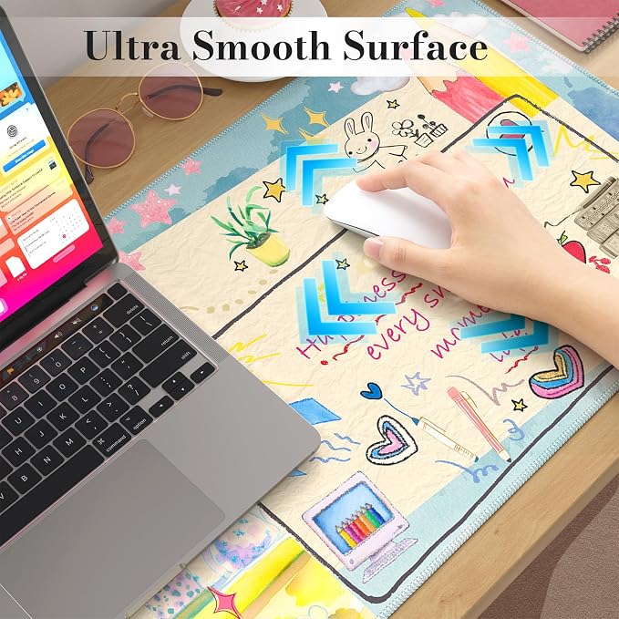 iCasso Extra Large Mouse Pad, Desk Pad Mat, Office Matt - Image 4