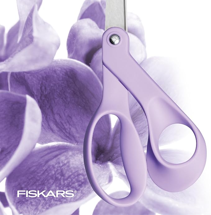 Fiskars Ultra Lilac Scissors, Explore Design Collection, High-Grade Stainless - Image 4