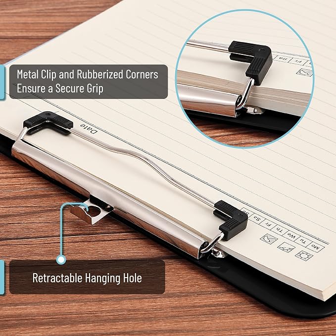 Mr. Pen- Plastic Clipboard, 12.5" x 9", 2 Pack - Image 3