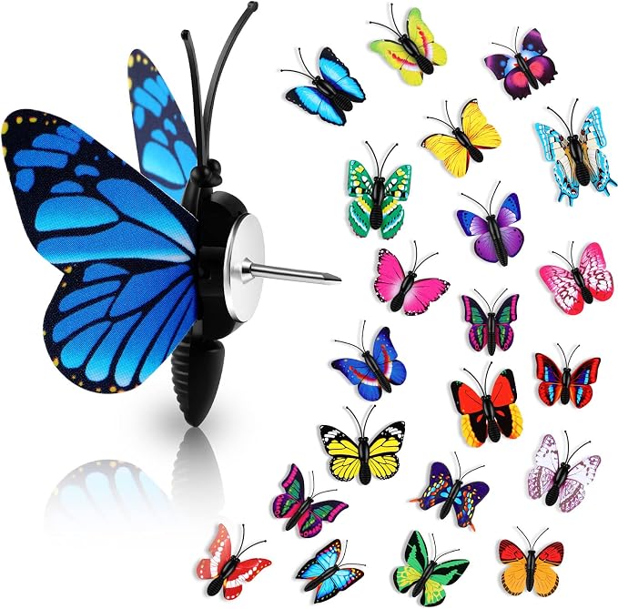 Epakh 30 Pcs Butterfly Thumb Tacks Decorative Butterfly Push Pins Push Pins by Epakh