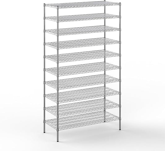 Regal Altair 21" Deep x 48" Wide x 86" Height Wire Shelving Kit | 10-Tier | NSF by Regal+Altair