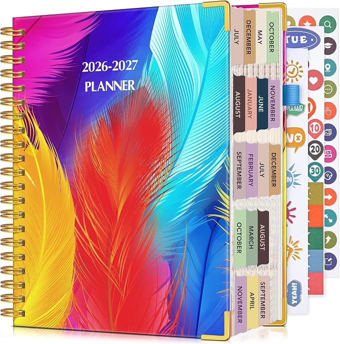 Academic Planner 2026-2027, 18 Months Weekly and Monthly Daily Planner from by Unknown