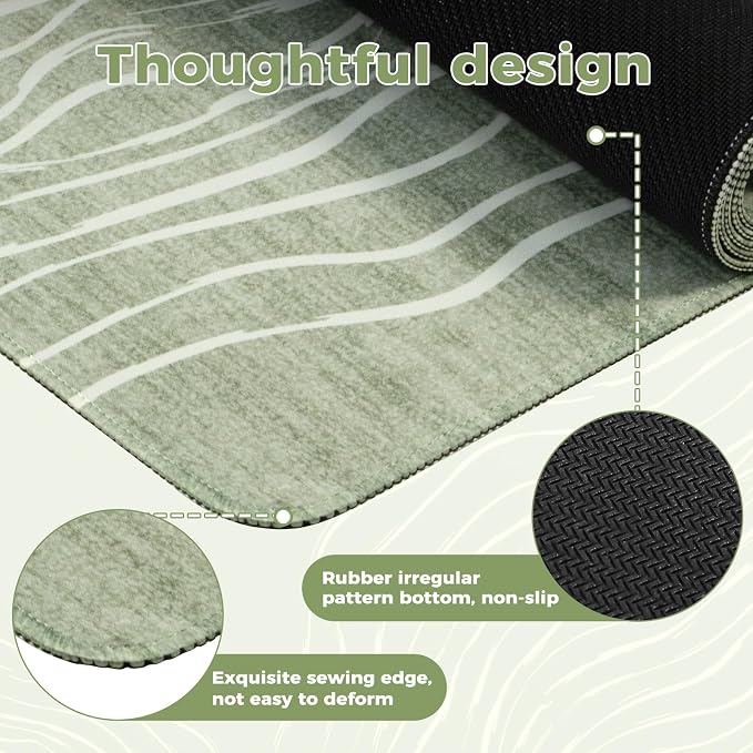 iCasso Desk Cover Mat Green, Extra Large Mouse Pad - Image 5