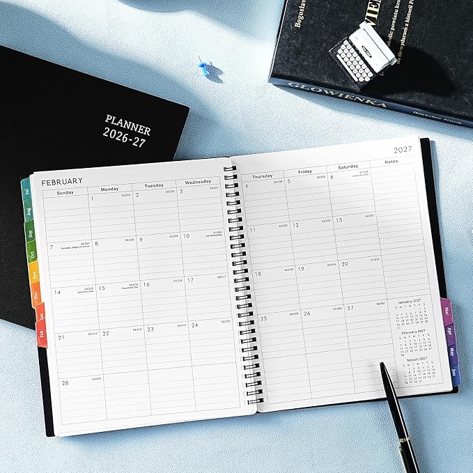 BooQool Planner 2026-2027 for Office, Home - Image 9