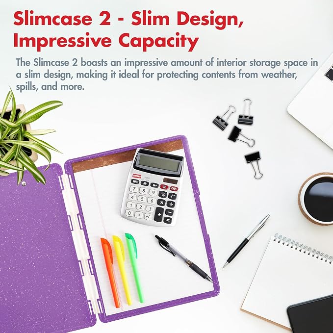 Dexas Slimcase 2 Plastic Clipboard - Image 2