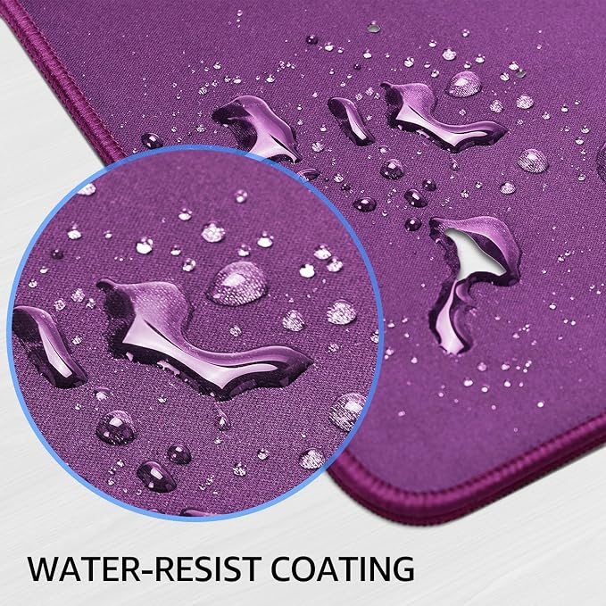 KTRIO Large Gaming Mouse Pad, Desk Mat, 31.5 x 15.7 in, Violet Purple, XXL | - Image 5