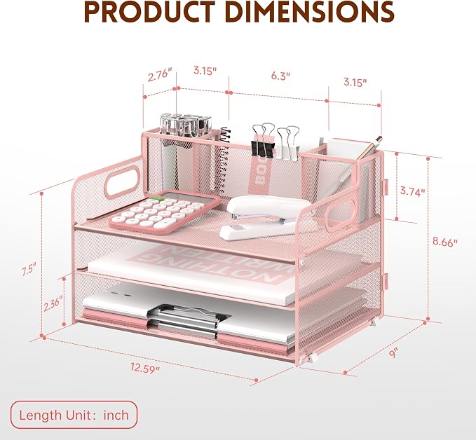 SUPEASY 3 Tier Desk Organizer - Image 5
