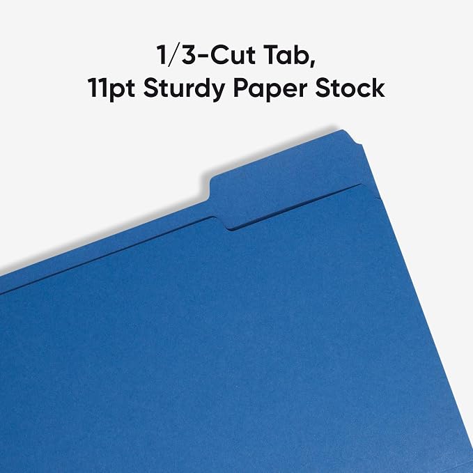 Smead File Folder, 1/3-Cut Tab, Letter Size, 100 per Box - Image 4