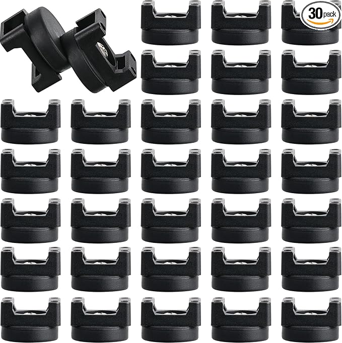 Yookeer Magnetic Zip Tie Mount Base Black Magnetic Cable Clips Wire Holder by Yookeer