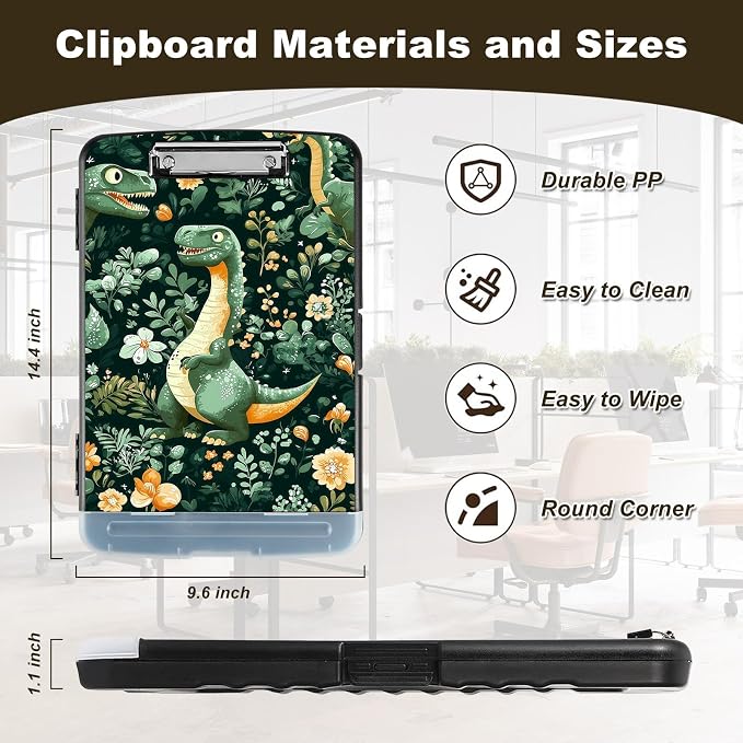 Clipboard with Storage, Nursing Clip Board 8.5 x 11 Storage Organization Box - Image 2