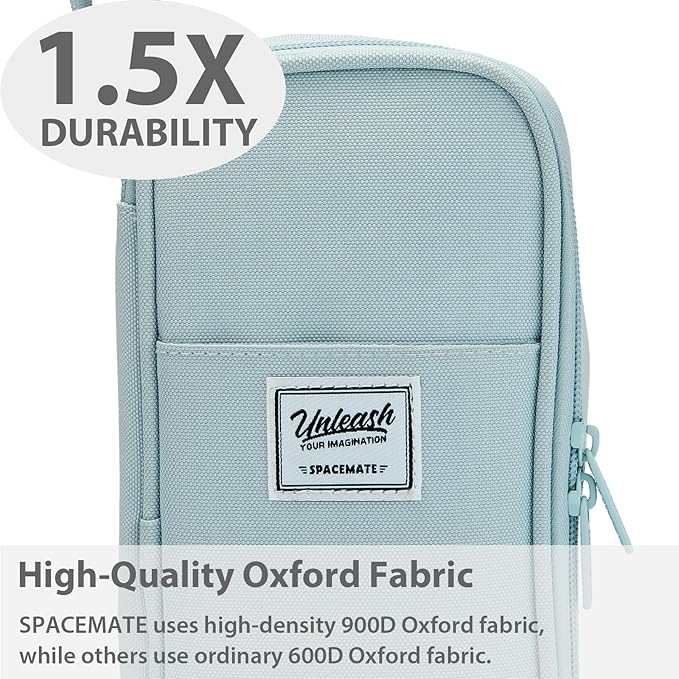 Pencil Case Pouch Box Bag School Supplies Girls Boys Kids, Cute Preppy Stuff Large Big Capacity Aesthetic Pen Organizer, Back to College Stationary, Pink, Classic Stlye, 1800ml-DeskLoop Office