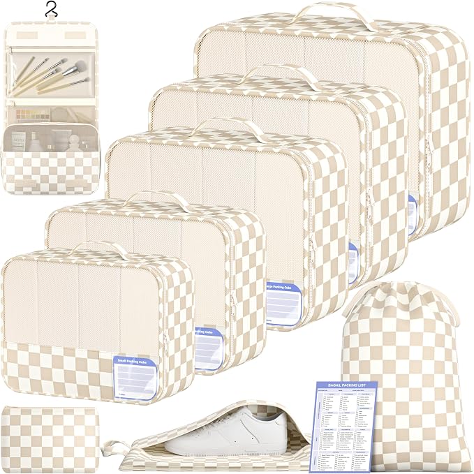 BAGAIL 9 Set Packing Cubes by BAGAIL