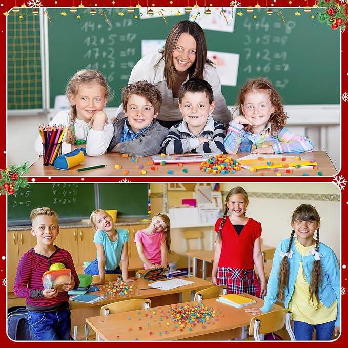 JUNEBRUSHS 150Pcs Christmas Erasers - Image 4