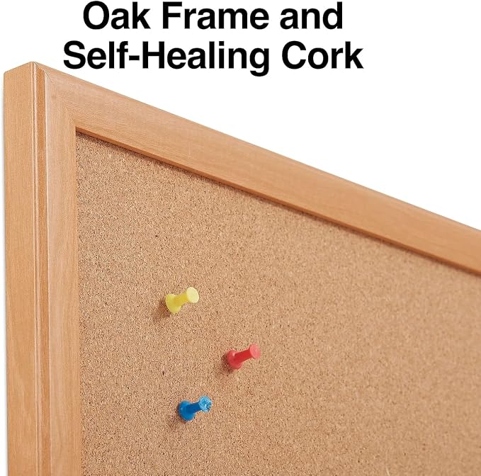 Staples Standard Cork Bulletin Board - Image 3
